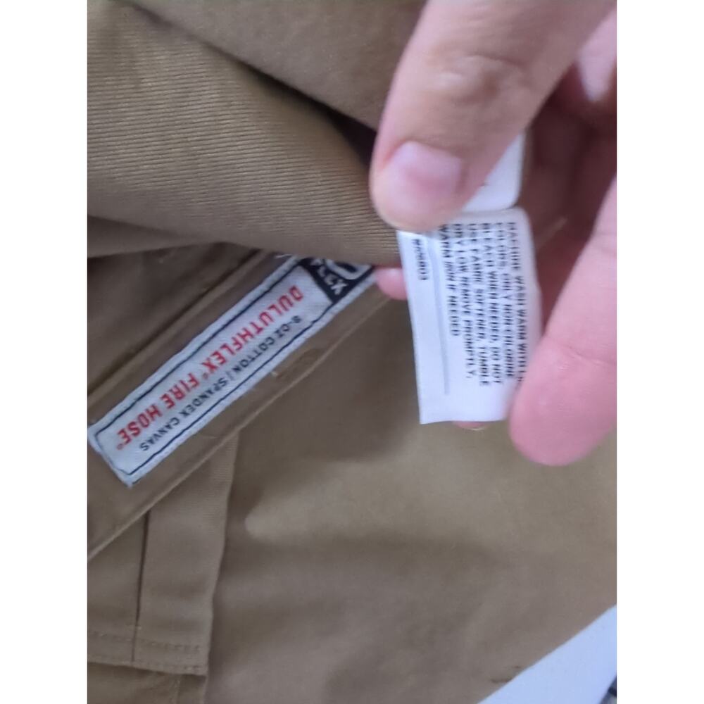 Duluth Womens Cargo Pants Fire Hose Flex Shift Slim Leg Pants Dark Gray 18 X 31 - Picture 7 of 11